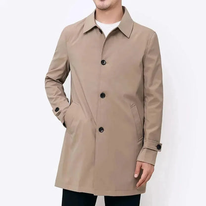 Herren Trenchcoat Klassisch Elegant