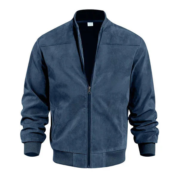 Männer Lederbomberjacke Leicht & Elegant
