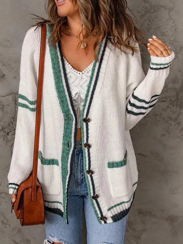 Damen Pullover Strickjacke Modisch
