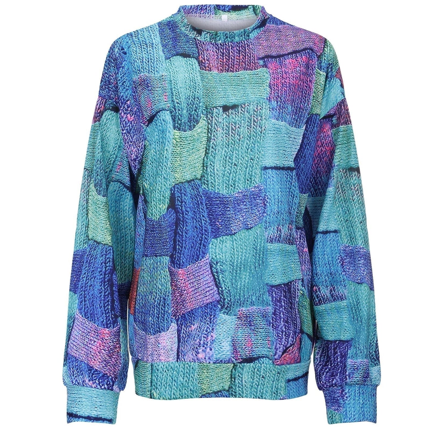 Farbenfrohes Sweatshirt Trendy Einzigartig
