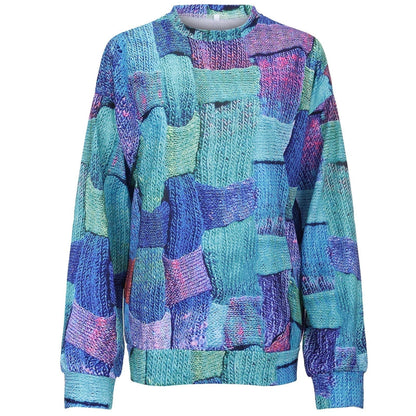Farbenfrohes Sweatshirt Trendy Einzigartig