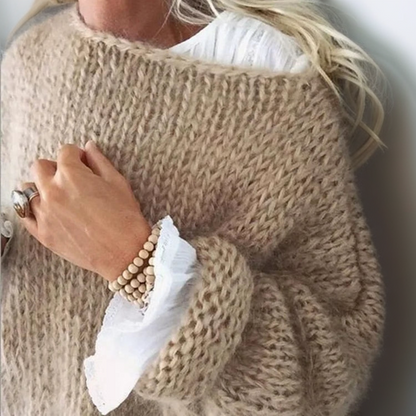Damen Pullover Bequem Stylish