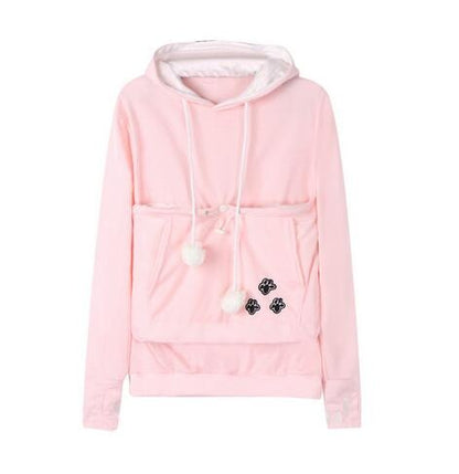 Katzen Hoodie Bequem mit Tasche