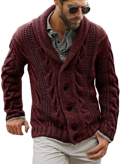 Bequeme Herrenstrickjacke Modern