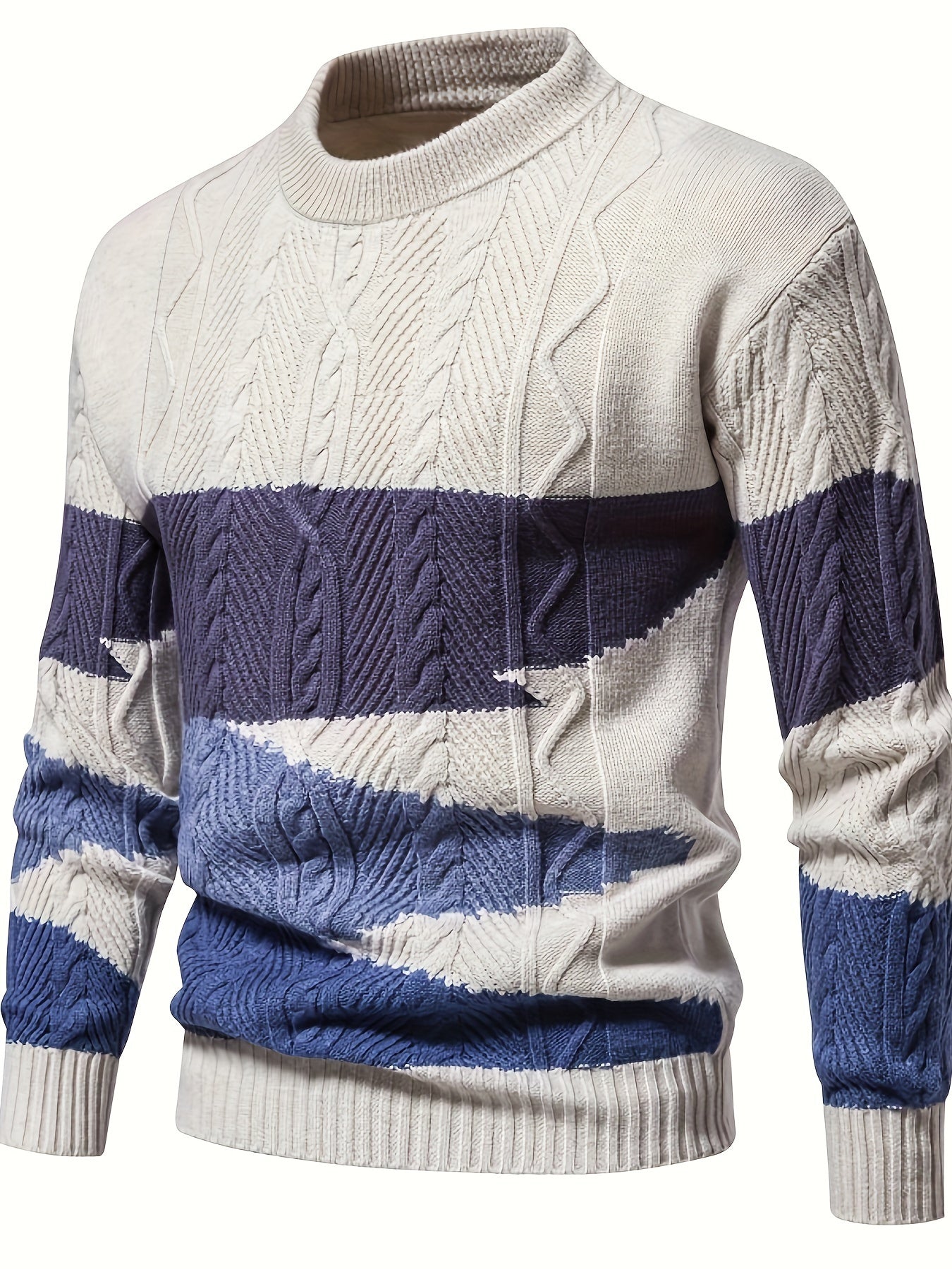 Bequemer Strickpullover Männer Modern