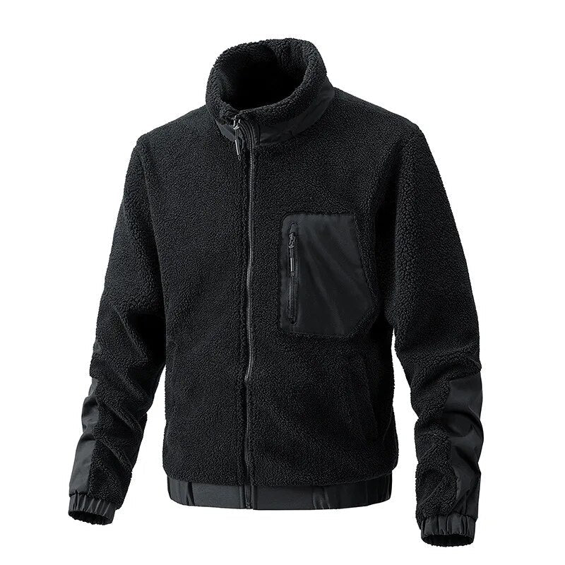 Bequemer Herren Wollmantel Winterwarm