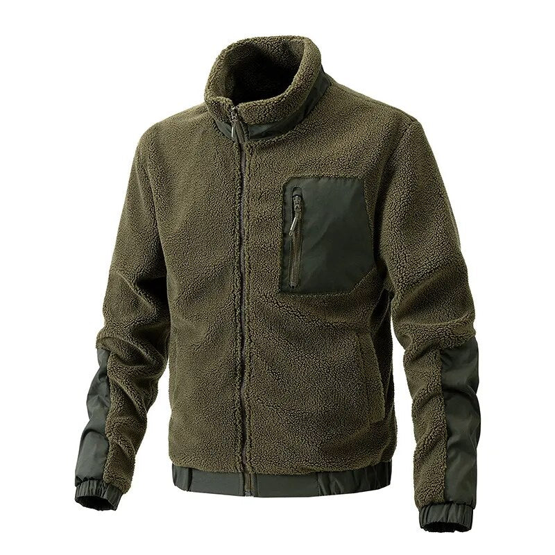 Bequemer Herren Wollmantel Winterwarm