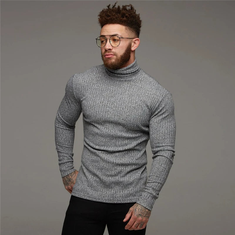 Bequeme Damenpullover Rollkragen Style