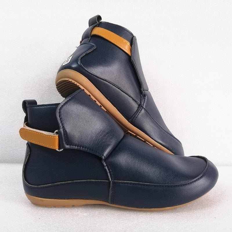 Bequeme Damen Stiefel Comfort Schuhe