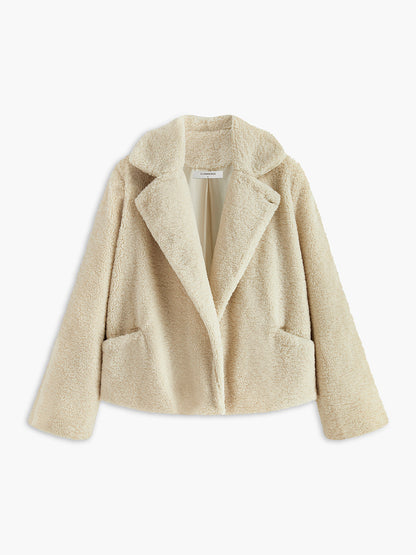 Weicher Damen Teddyjacke Bequem - IdealeKleiden