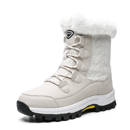 Bequeme Damen Winterstiefel Warm