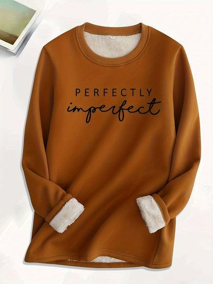Weiches Fleece Sweatshirt Bequem