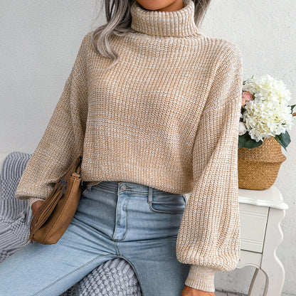 Bequeme Damenpullover mit Rollkragen