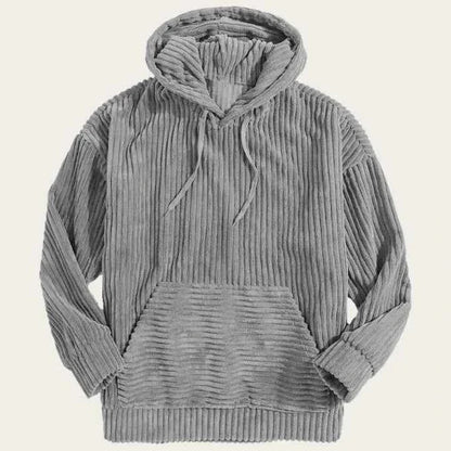 Herren Cord Jackete Kapuze