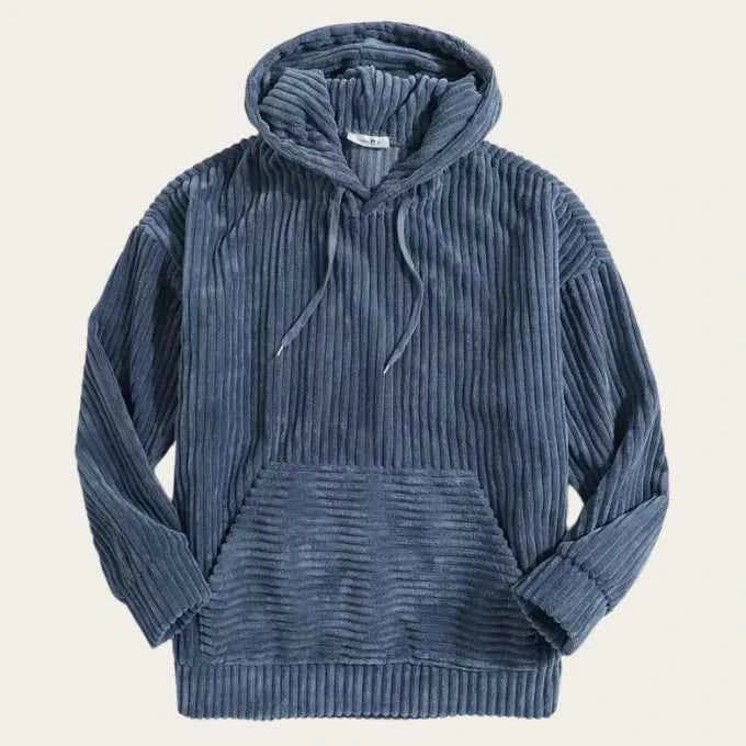 Herren Cord Jackete Kapuze - IdealeKleiden