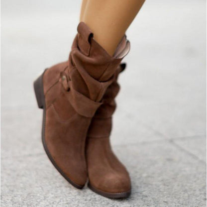 Elegante Stiefeletten Mit Niedrigem Absatz