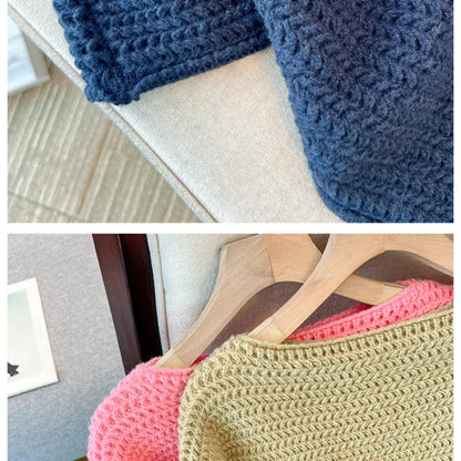 Bequemer Plus Size Sweater Fauler Tag Design - IdealeKleiden