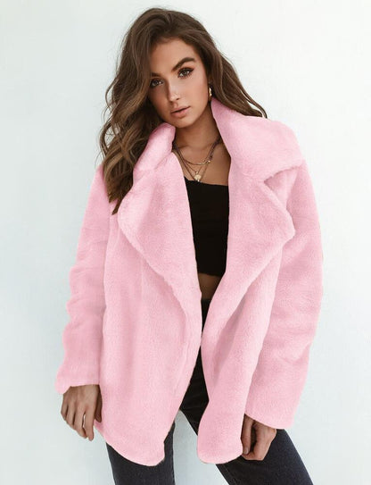Kuschelige Damenjacke Teddylook Warm & Stilvoll