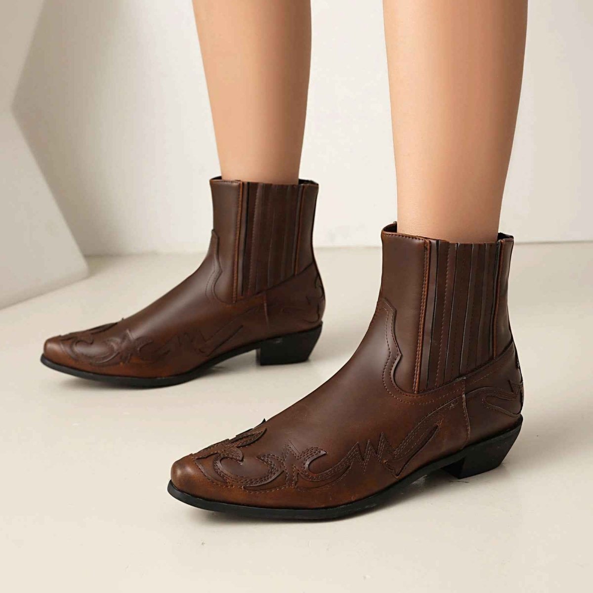 Western Stiefel Damen Schmal - IdealeKleiden