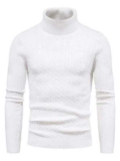 Schmale Rollkragen Pullover Herren Slim Fit