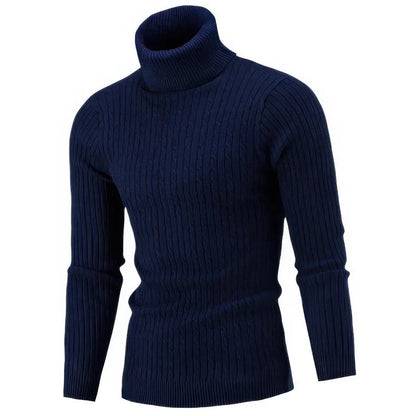 Herren Rollkragen Pullover Warm und Bequem
