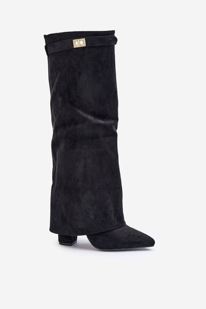 Elegante Stiefel Mit Riemchen Damen Schuhe - IdealeKleiden
