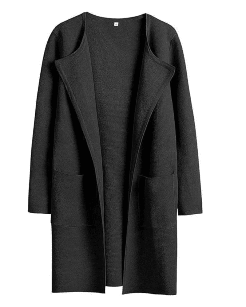 Eleganter Damenmantel Rever Style