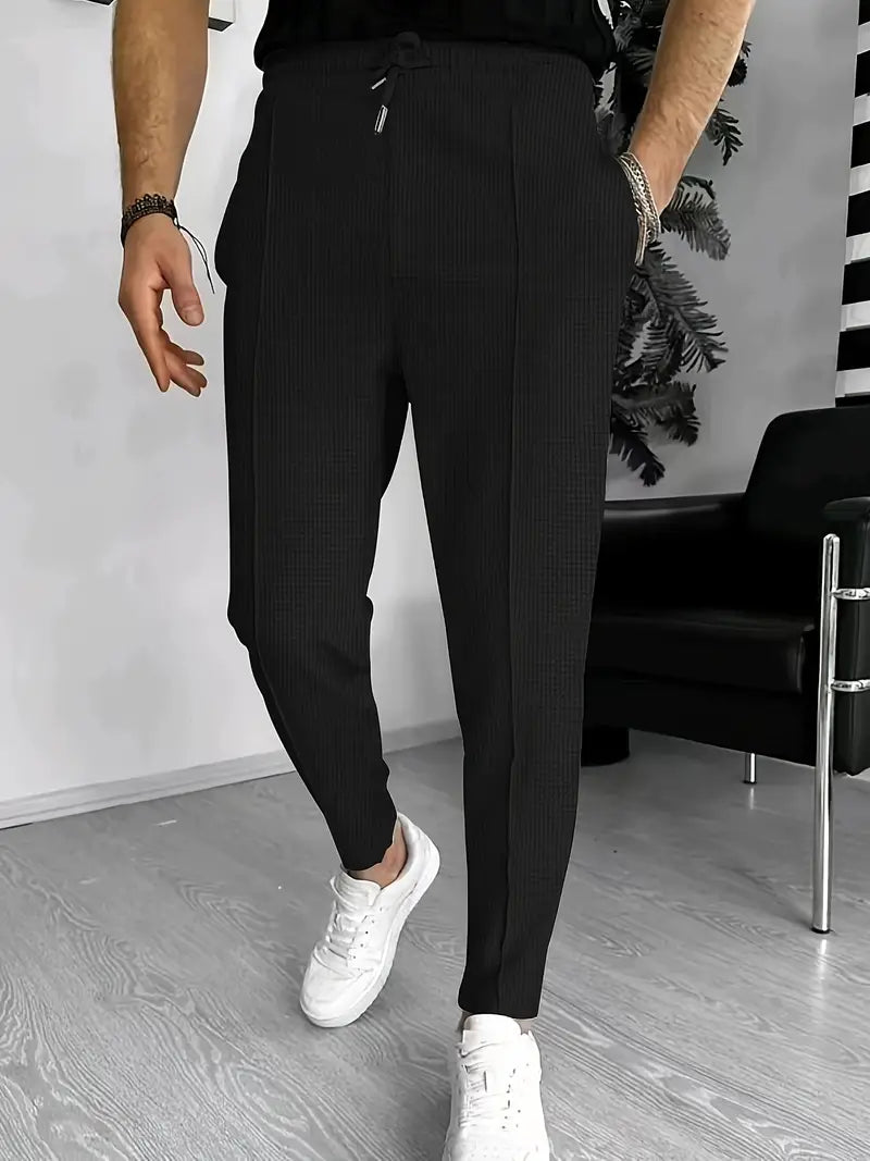 Herren Jogginghose Waffelmuster Komfort