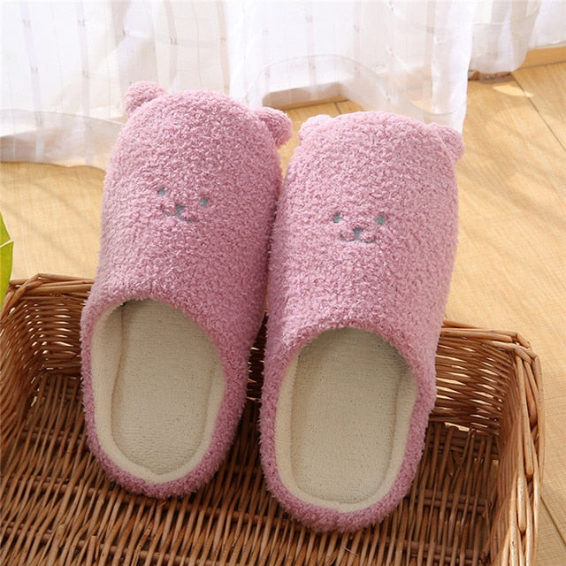 Bequeme Damen Hausschuhe mit Tierdesign