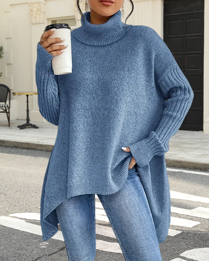 Stylisher Pullover Hochwertig Asymmetrisch