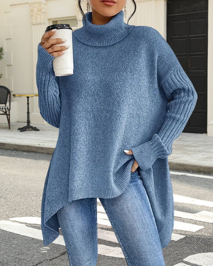 Stylisher Pullover Hochwertig Asymmetrisch