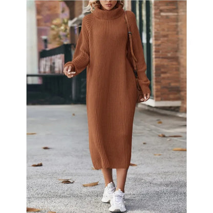 Weiches Damenstrickkleid Komfortabel