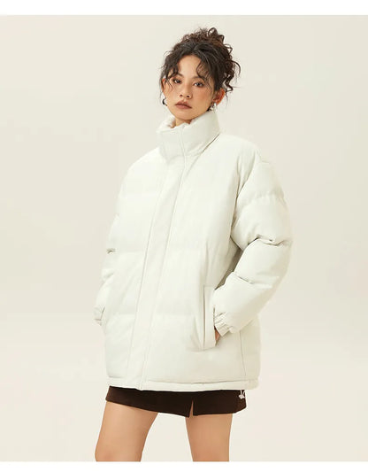 Coole Winterjacke Stehkragen Warm Baumwolle