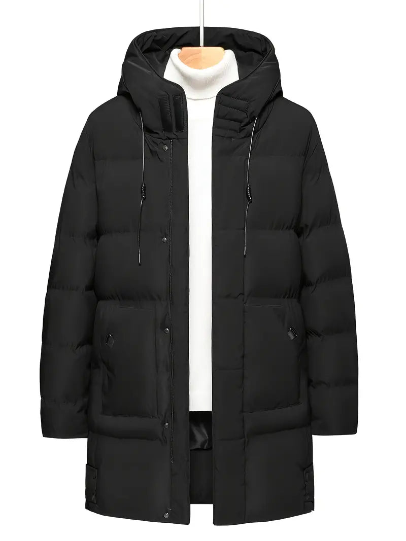 Herren Winterjacke Warm Isoliert mit Kapuze