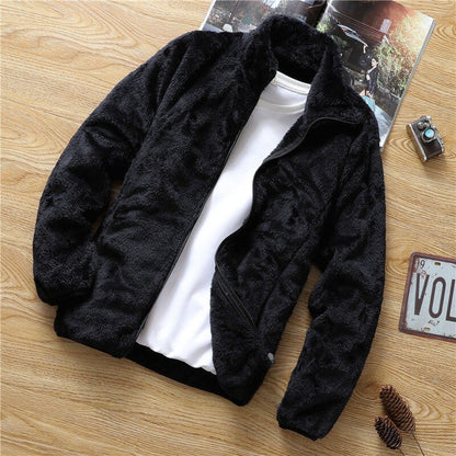 Kuschel Fleecejacke Zweisiteig
