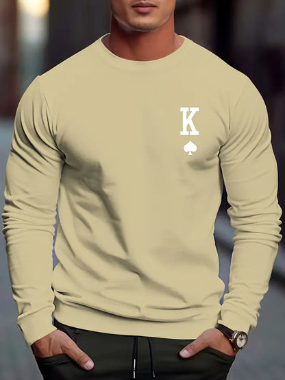 Klassischer Herren Pullover Rundhals Ausgezeichnete Qualität