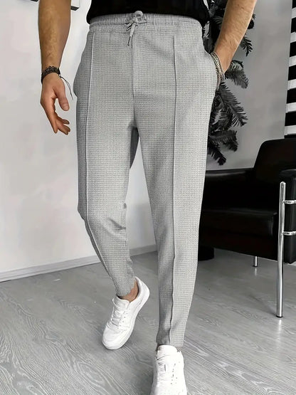 Herren Jogginghose Waffelmuster Komfort
