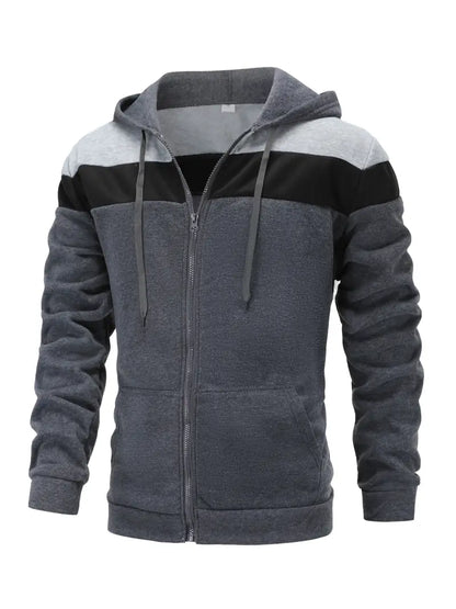 Farbiger Hoodie Leuchteffekt Männer