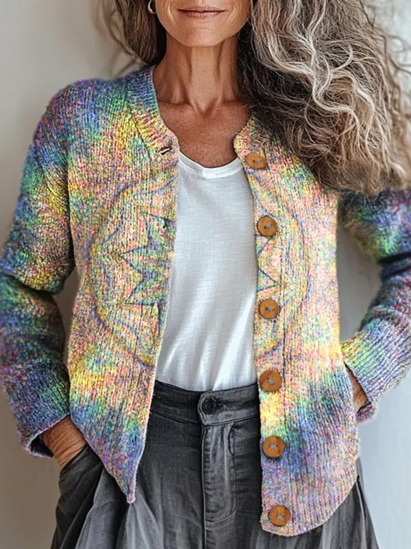 Pastell Farben Regenbogen Jacke Frauen - IdealeKleiden