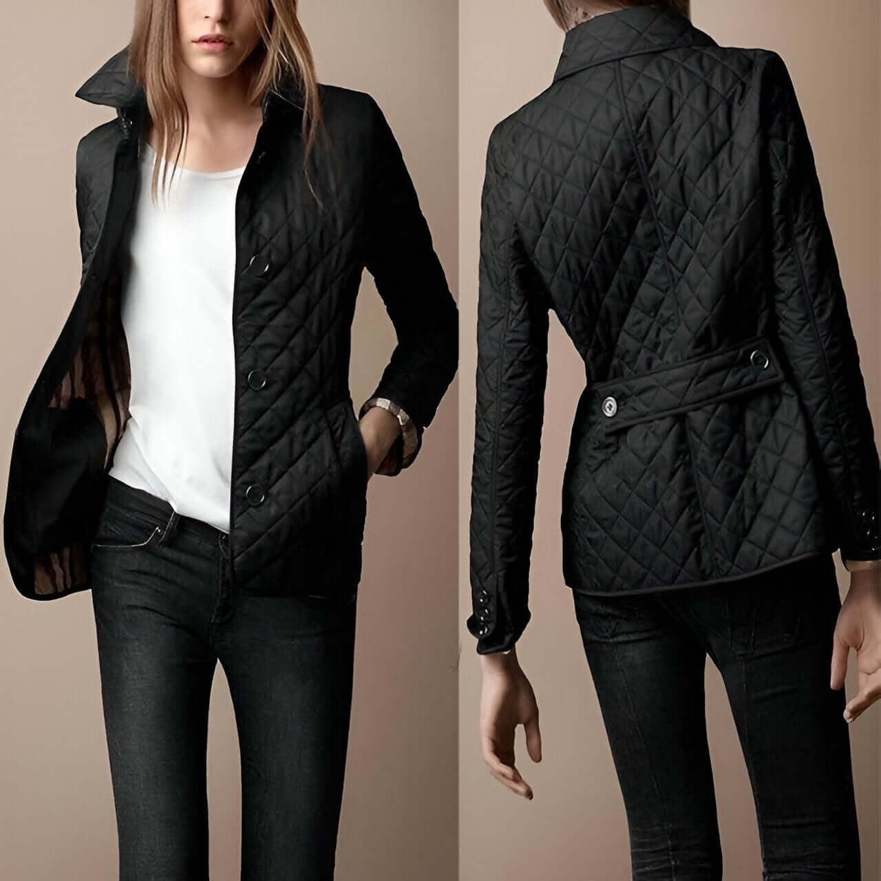 Seidenjacke Damen Luxus Elegant