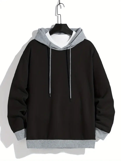 Retro Hoodie Farbblock Style