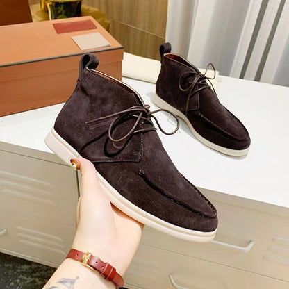 Stylische Kurzstiefel Mit Schnürung