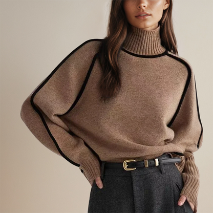 Elegante Rollkragen Sweater Damen