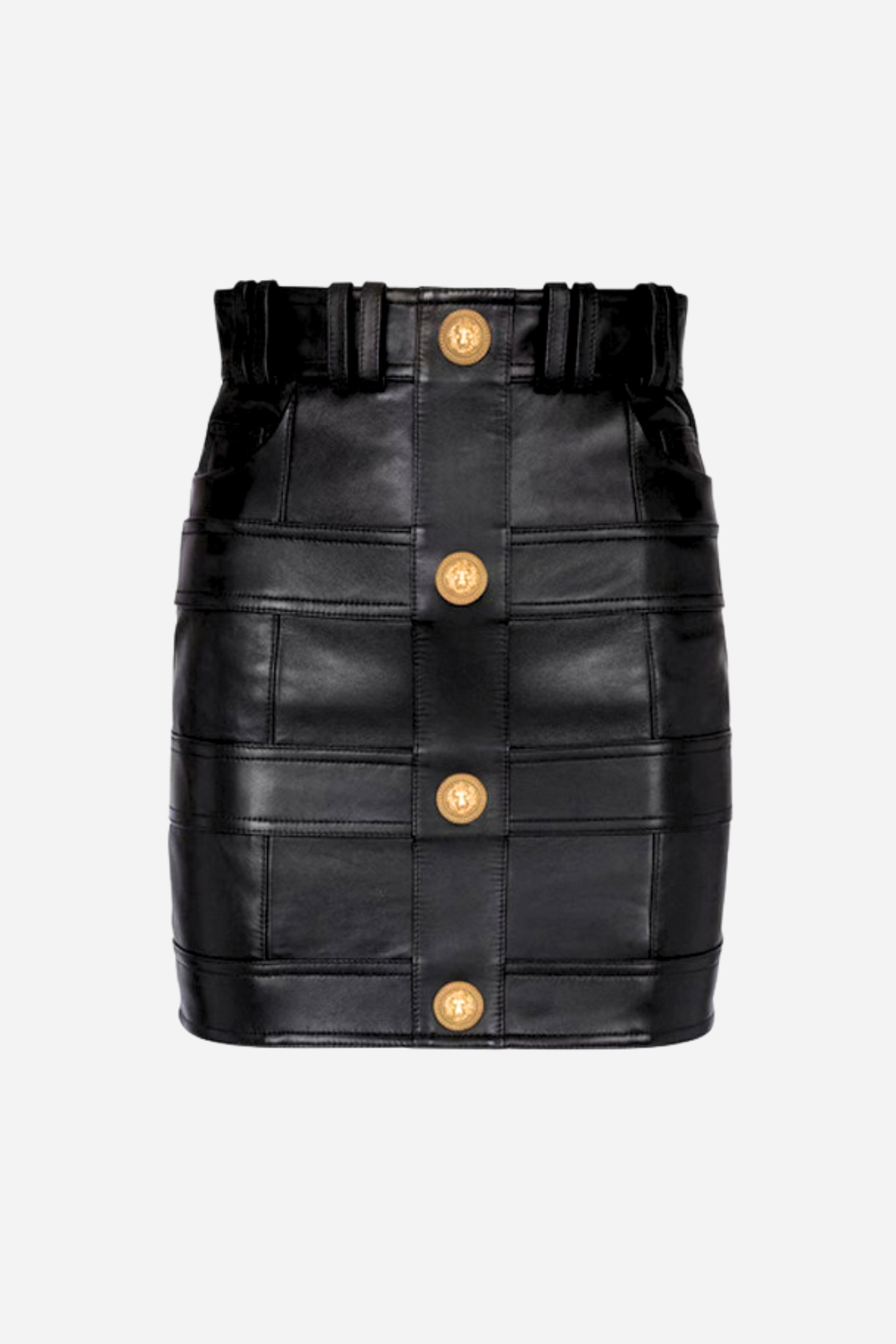Stylisches Frauen Set | PU Lederjacke Minirock