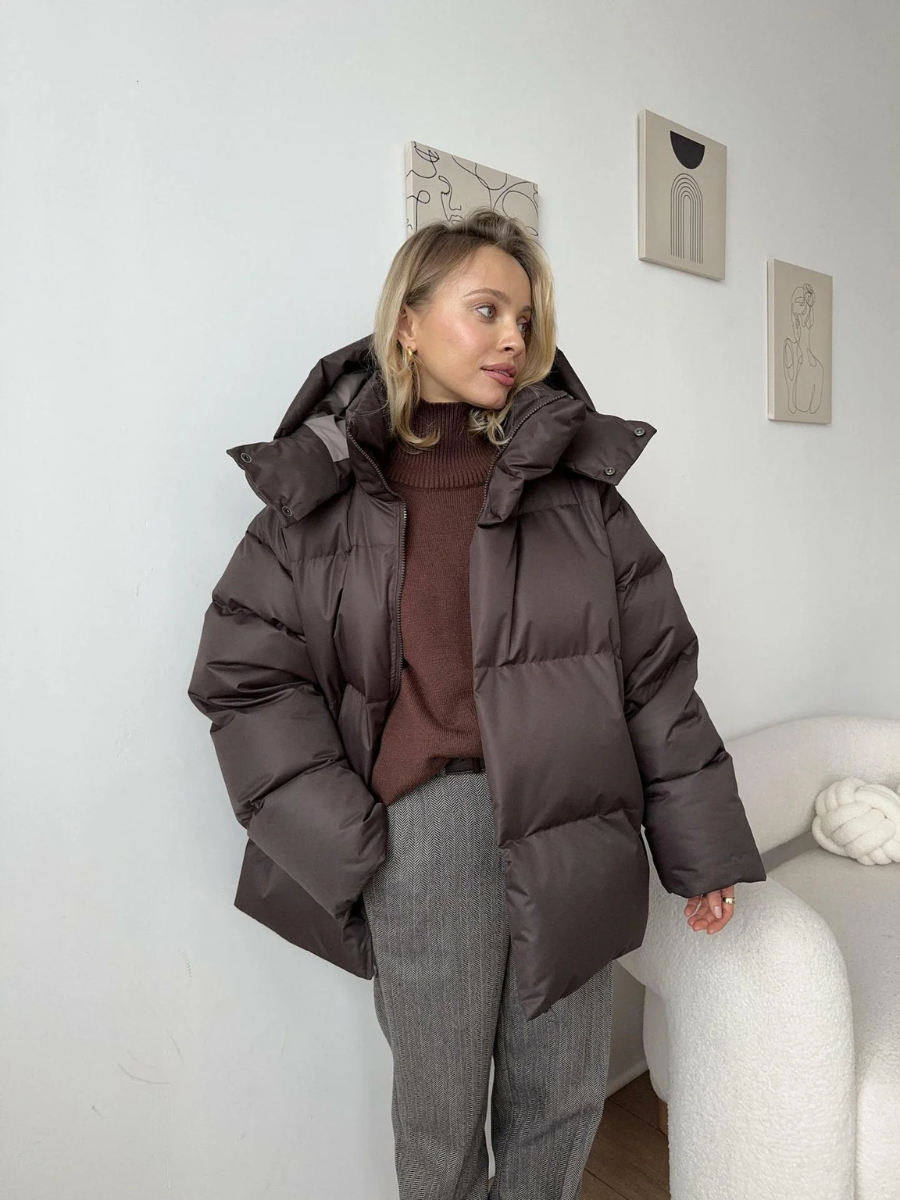 Leichte Damen Daunenjacke Warm Isoliert