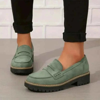 Damen Loafer Bequem Großzügig