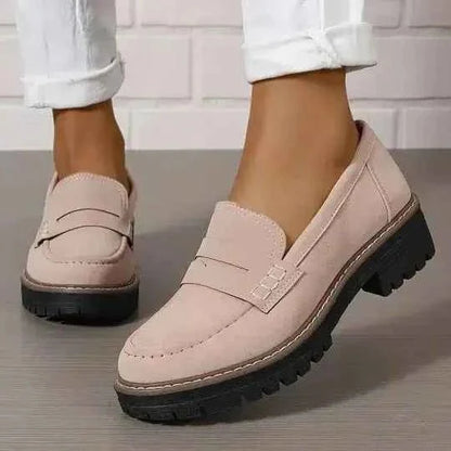Damen Loafer Bequem Großzügig