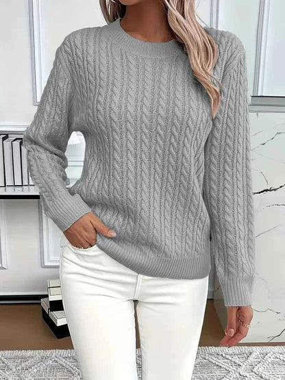 Damen Pullover Weich Herbstlich