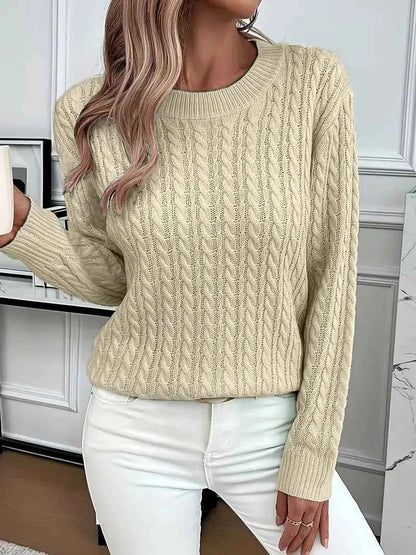 Damen Pullover Weich Herbstlich