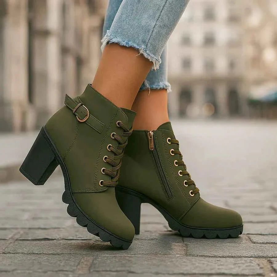 Damen Stiefelette Schmal Elegant